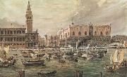 Luigi Querena The Arrival in Venice of Napoleon-s Troops Sweden oil painting artist